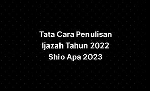 Tahun 2023 Gen Apa