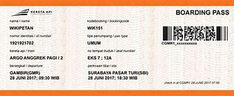 Tiket Kereta Api Anak Kecil